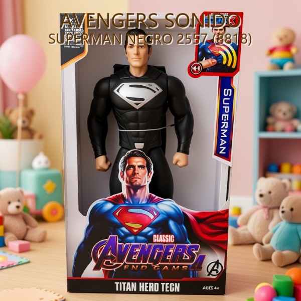DC SONIDO SUPERMAN NEGRO 2557 (8818)