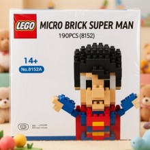 BLOQUES MICRO BRICK SUPER MAN 190PCS(8152)