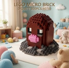 BLOQUES MICRO BRICK DIGLETT 300PCS(8078)