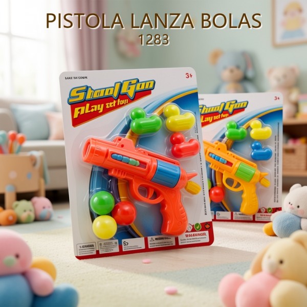 PISTOLA LANZA BOLAS 1283