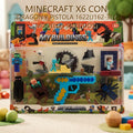 MINECRAFT X6 CON DRAGON Y PISTOLA 1622(J162-3) ( MODELOS SURTIDOS)