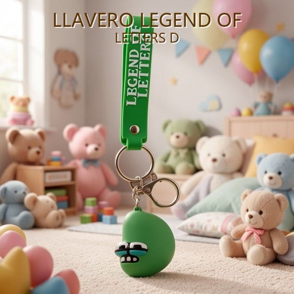 LLAVERO LEGEND OF LETTERS D PRECIO FINAL!!!