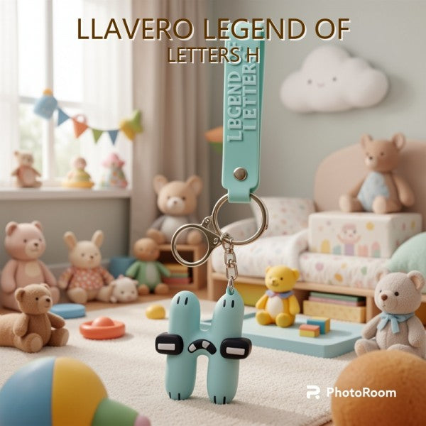LLAVERO LEGEND OF LETTERS H PRECIO FINAL!!!