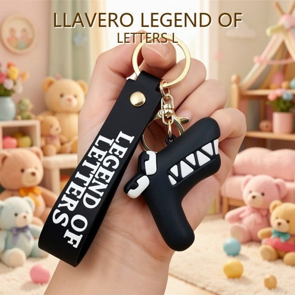 LLAVERO LEGEND OF LETTERS L PRECIO FINAL!!!