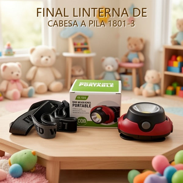 LINTERNA DE CABESA A PILA 1801-3 PRECIO FINAL!!!