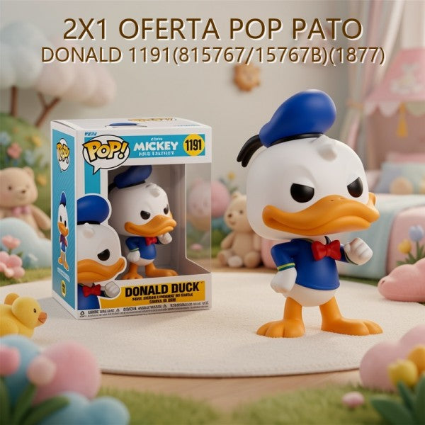 POP PATO DONALD 1191(815767/15767B)(1877) 2X1 OFERTA FINAL!!!