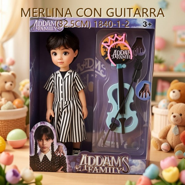 MERLINA CON GUITARRA (32.5CM) 1840-1-2