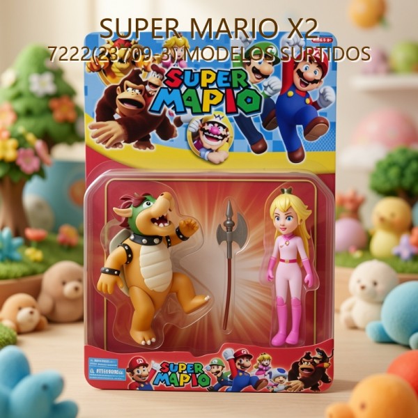 SUPER MARIO X2 7222(23709-3) MODELOS SURTIDOS