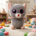 TY RATON GRIS 20CM