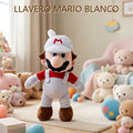 LLAVERO DE PELUCHE MARIO BLANCO