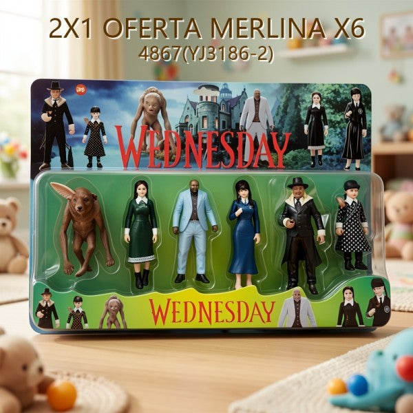 2X1 OFERTA MERLINA X6 4867(YJ3186-2)