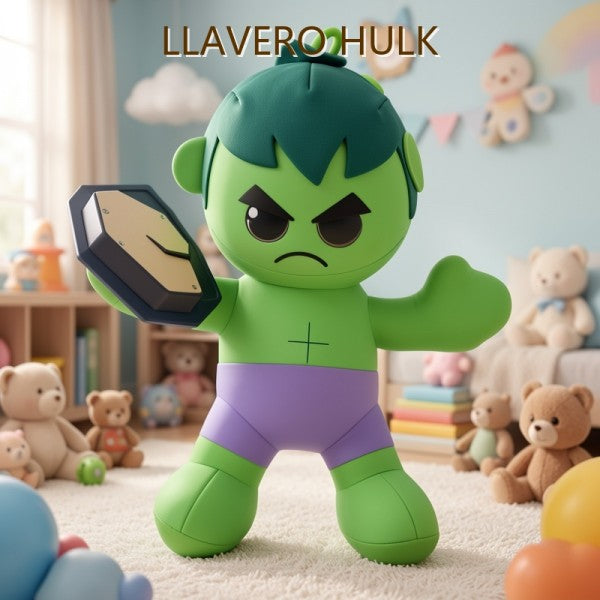 LLAVERO DE PELUCHE HULK