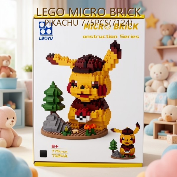 BLOQUES MICRO BRICK PIKACHU 775PCS(7124)
