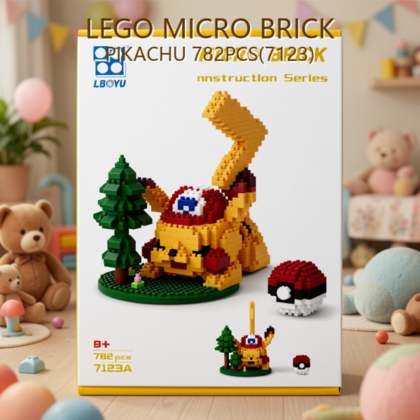 BLOQUES MICRO BRICK PIKACHU 782PCS(7123)
