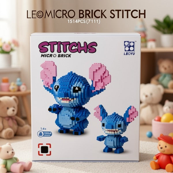 BLOQUES MICRO BRICK STITCH 1514PCS(7111)