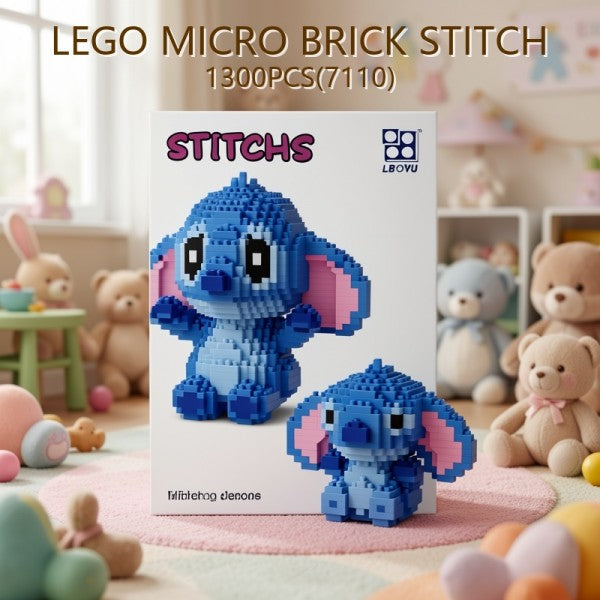 BLOQUES MICRO BRICK STITCH 1300PCS(7110)