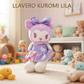 LLAVERO DE PELUCHE KUROMI LILA