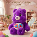 OSO CARINOSO LILA 25CM