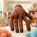 LLAVERO DE PELUCHE WEDNESDAY MANO