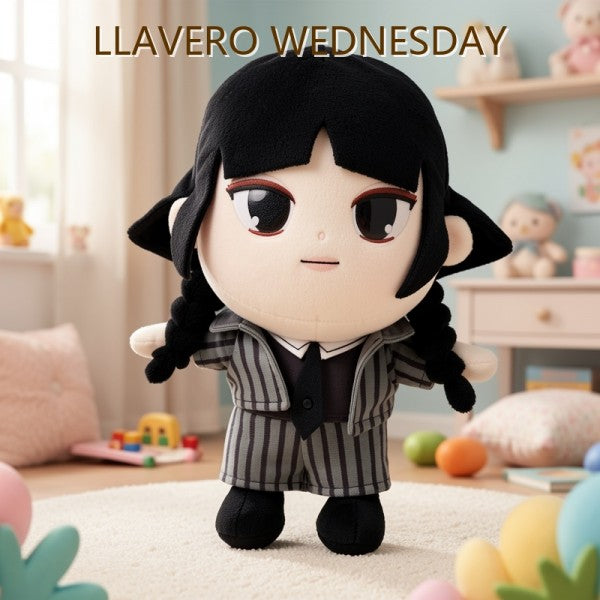 LLAVERO DE PELUCHE WEDNESDAY