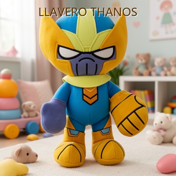 LLAVERO DE PELUCHE THANOS