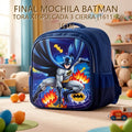 MOCHILA BATMAN TORA X16PULCADA 3 CIERRA [1611-2 1618] PRECIO FINAL!!!