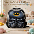 MOCHILA BATMAN TORA X16PULCADA 3 CIERRA [1611-2 1618] PRECIO FINAL!!!