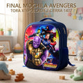 MOCHILA AVENGERS TORA X16PULCADA 2 CIERRA 1402 PRECIO FINAL!!!