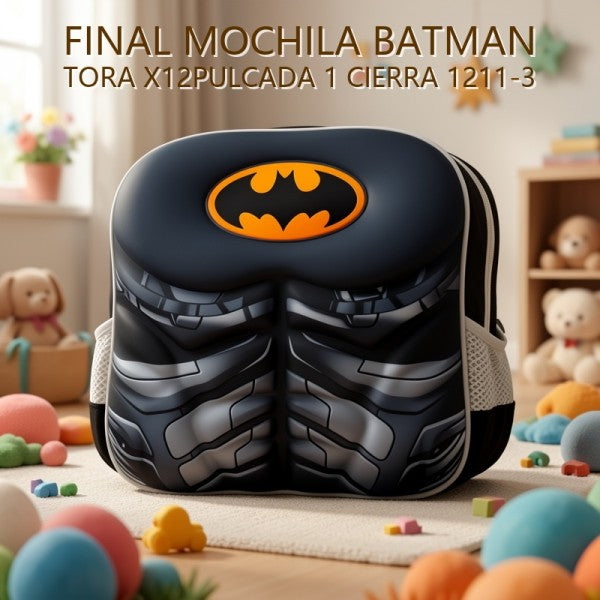 MOCHILA BATMAN TORA X12PULCADA 1 CIERRA 1211-3 PRECIO FINAL!!!