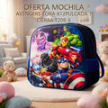 MOCHILA AVENGERS TORA X12PULCADA 1 CIERRA 1208-6 OFERTA FINAL!!!
