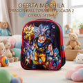 MOCHILA DRAGON BALL TORA X14PULCADA 2 CIERRA 1415-4 OFERTA FINAL!!!