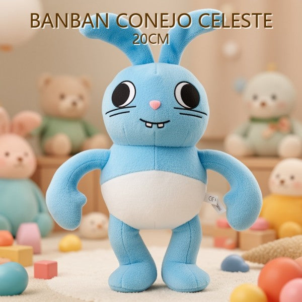 BANBAN CONEJO CELESTE 20CM
