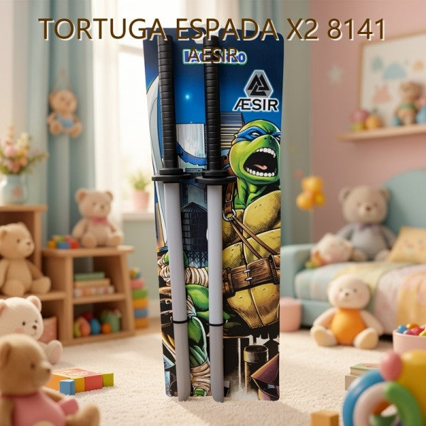TORTUGA NINJA ESPADA X2 8141 AESIR