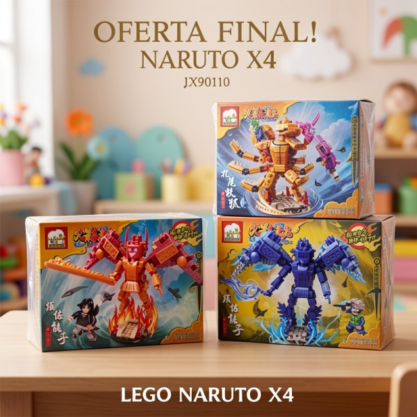 BLOQUES NARUTO X4 JX90110 PRECIO FINAL!!!