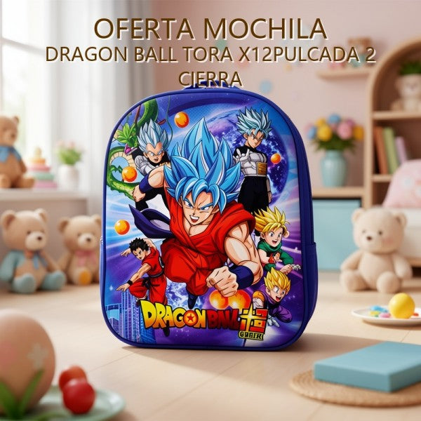 MOCHILA DRAGON BALL TORA X12PULCADA 2 CIERRA OFERTA FINAL!!!