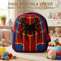 MOCHILA SPIDER MAN TORA X16PULCADA 3 CIERRA 1605 PRECIO FINAL!!!