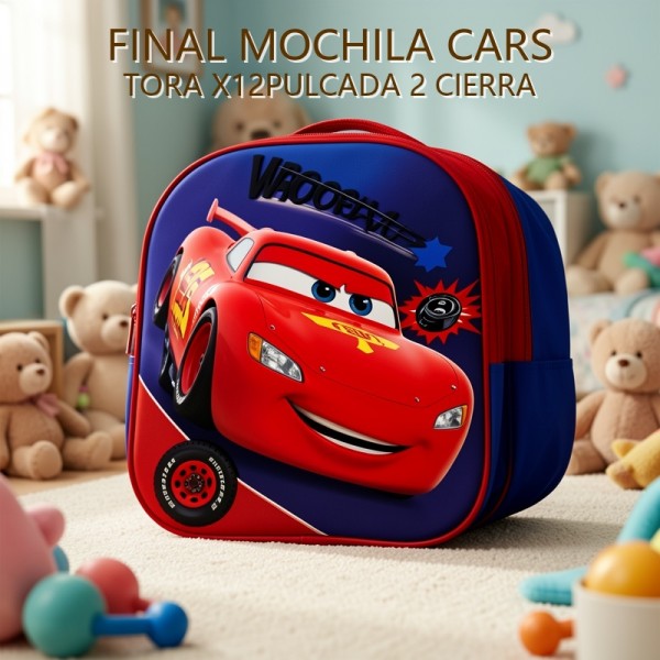 MOCHILA CARS TORA X12PULCADA 2 CIERRA PRECIO FINAL!!!