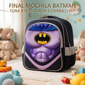 MOCHILA BATMAN TORA X16 PULCADA 3 CIERRA [1611 1618] PRECIO FINAL!!!