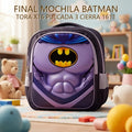 MOCHILA BATMAN TORA X16 PULCADA 3 CIERRA 1611 PRECIO FINAL!!!