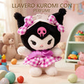 LLAVERO DE PELUCHE KUROMI CON PERFUME