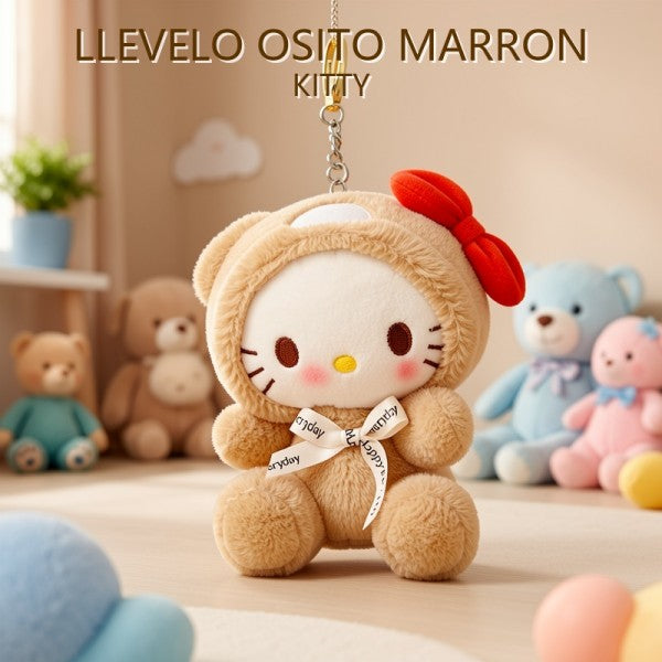 LLAVERO OSITO MARRON KITTY