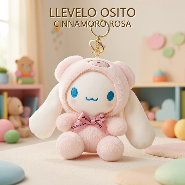 LLAVERO OSITO CINNAMOROLL ROSA