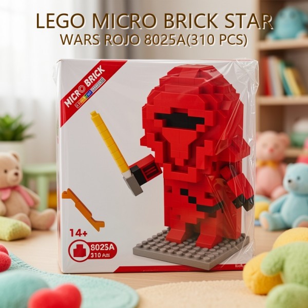 BLOQUES MICRO BRICK STAR WARS ROJO 8025A(310 PCS)