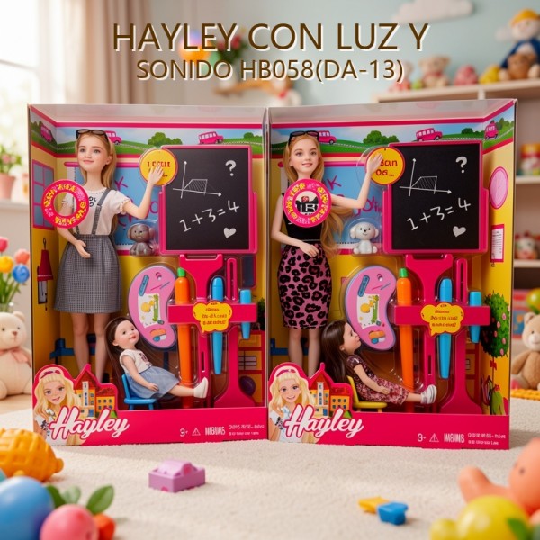 HAYLEY CON LUZ Y SONIDO HB058(DA-13)