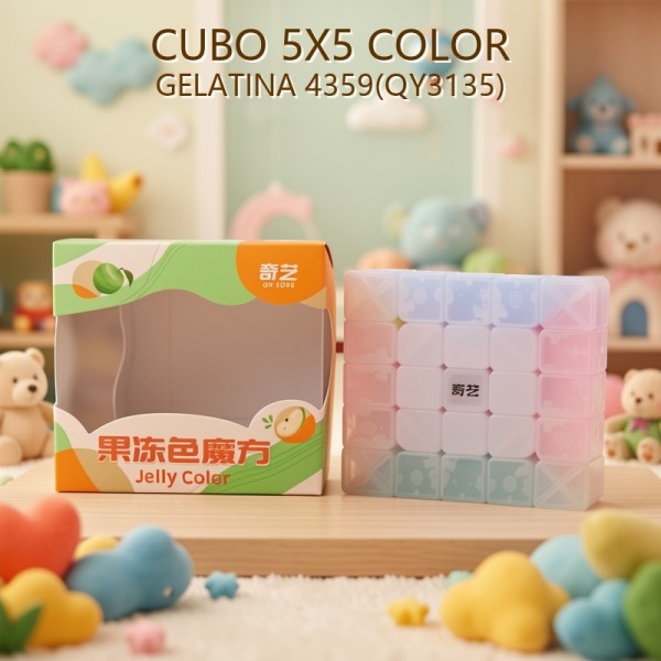CUBO RUBIK 5X5 COLOR GELATINA 4359(QY3135)