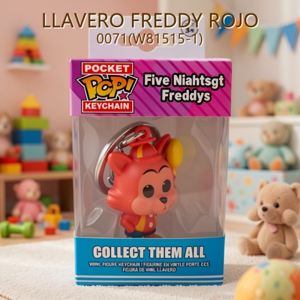 LLAVERO FREDDY ROJO 0071(W81515-1)