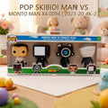 POP SKIBIDI MAN VS MONTO MAN X4