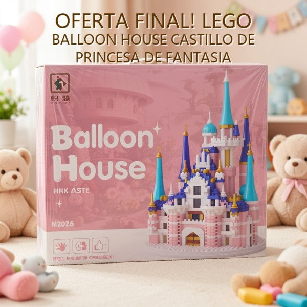 BLOQUES BALLOON HOUSE CASTILLO DE PRINCESA DE FANTASIA M2026(947PCS) PRECIO FINAL!!!