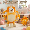 BLUEY NARANJA HERMANA BINGO MOCHILA 40CM