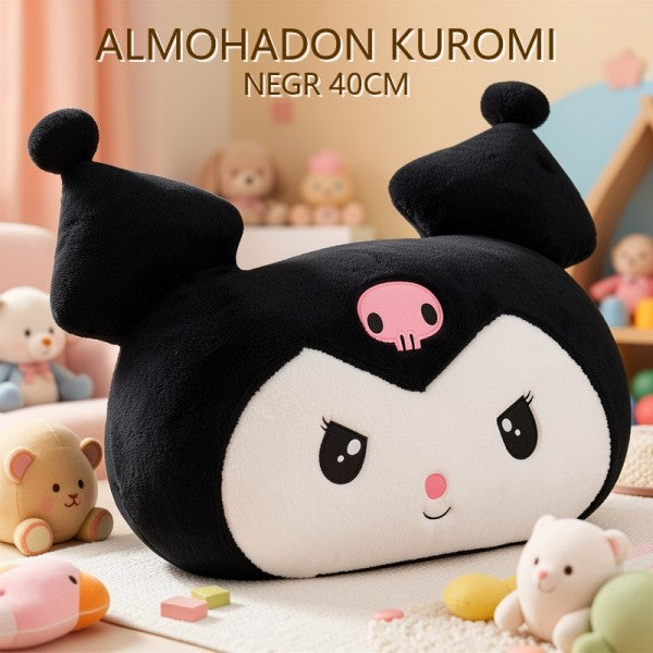 ALMOHADON KUROMI NEGRO 40CM
